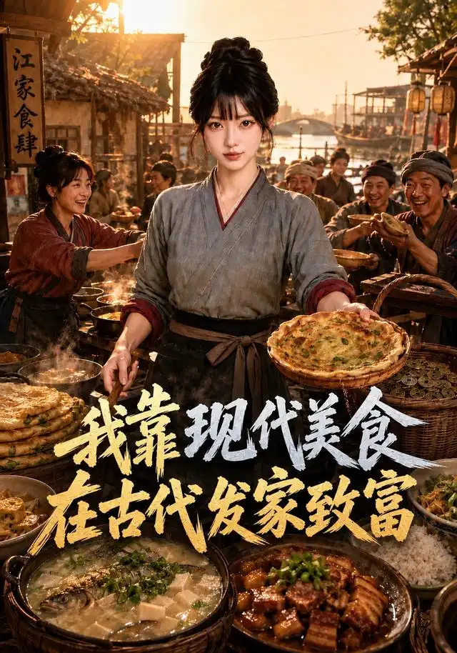 《我靠现代美食在古代发家致富》短剧全集完整版免费观看