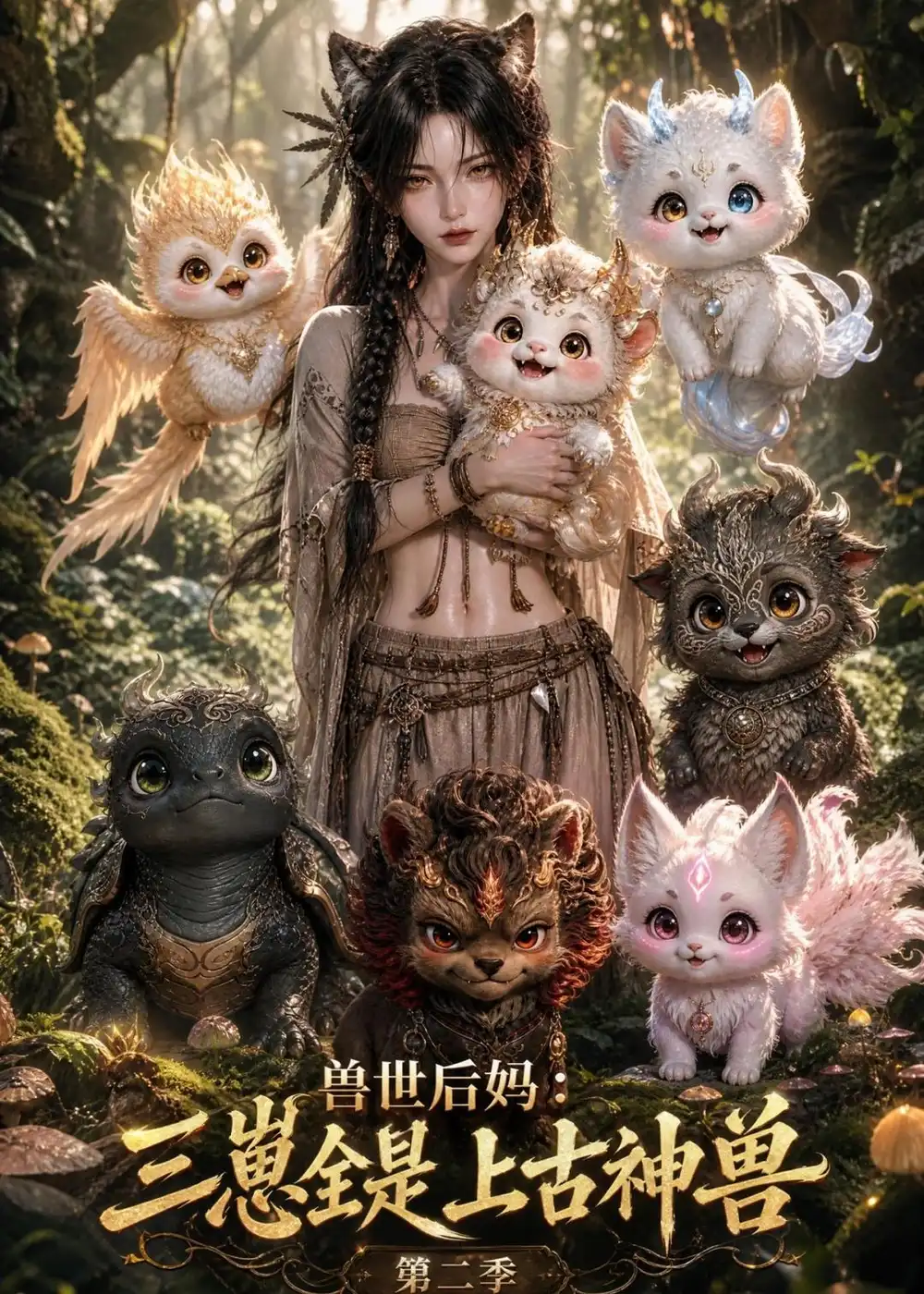 《兽世后妈:三崽全是上古神兽第二季》短剧全集完整版免费观看-看电影短剧网
