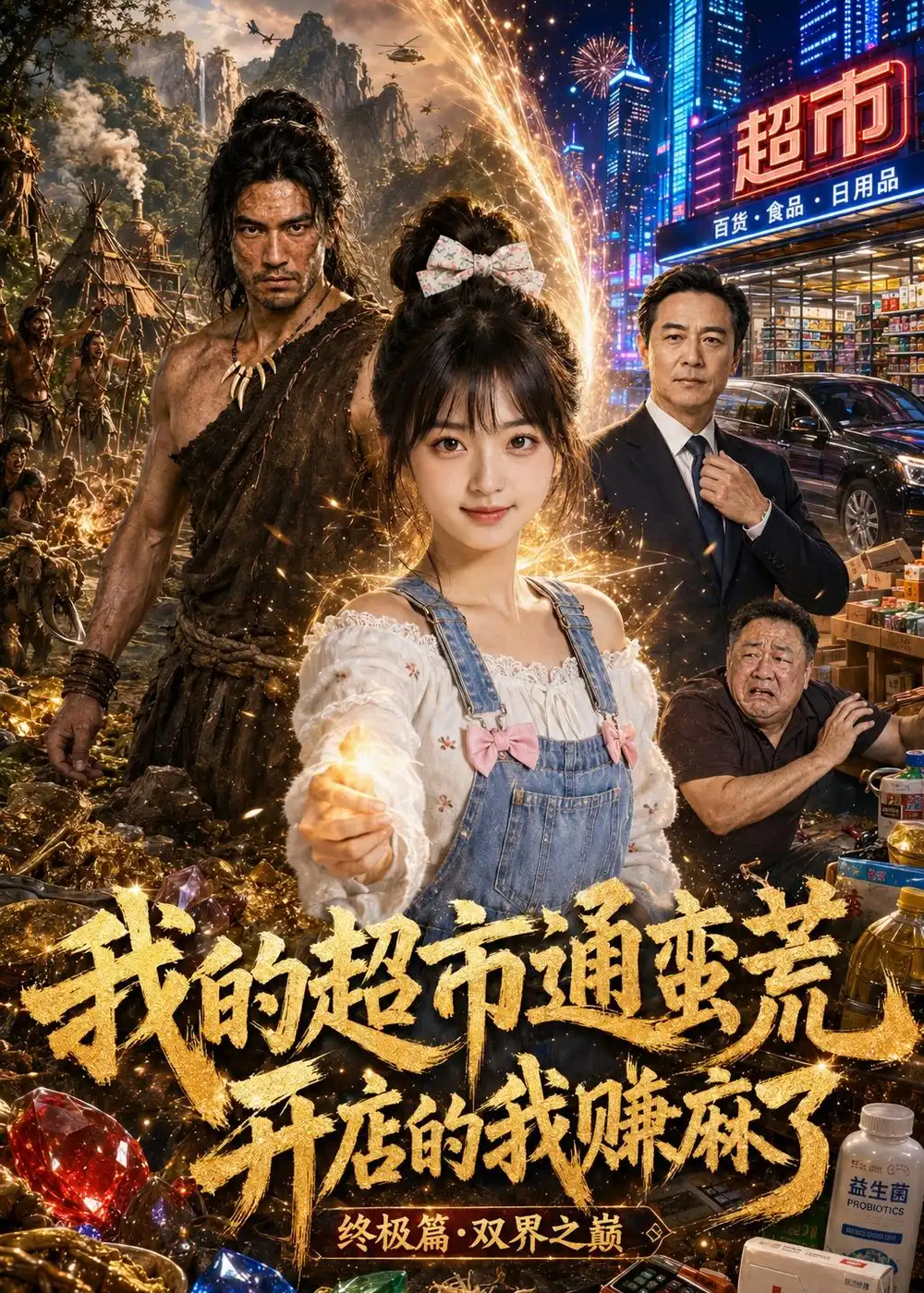 《我的超市通蛮荒，开店的我赚麻了》短剧全集完整版免费观看
