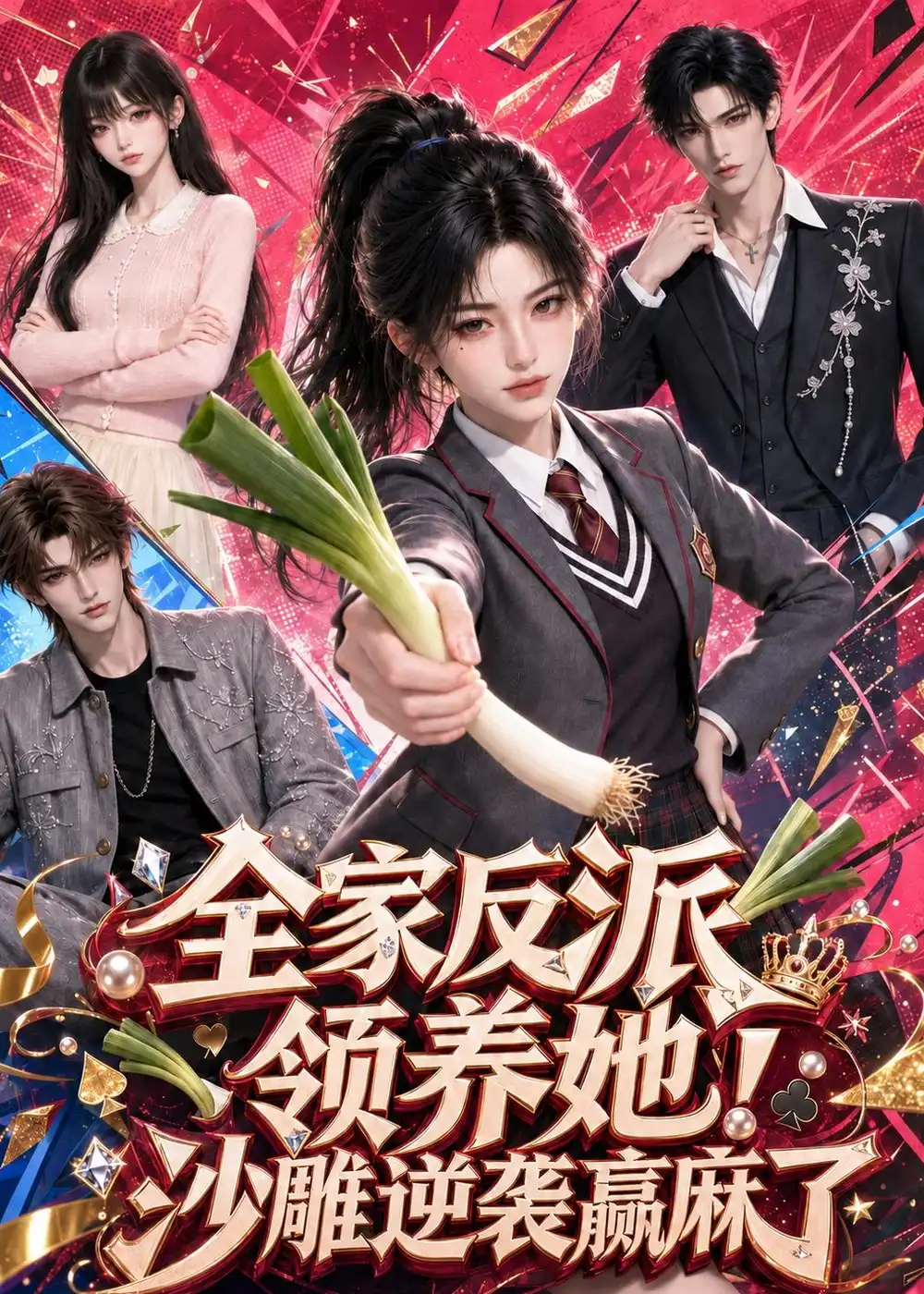 《全家反派领养她!沙雕逆袭赢麻了》短剧全集完整版免费观看-看电影短剧网