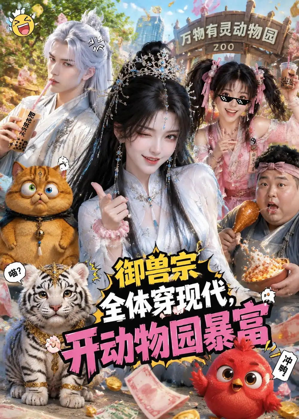 《御兽宗全体穿现代,开动物园暴富》短剧全集完整版免费观看-看电影短剧网