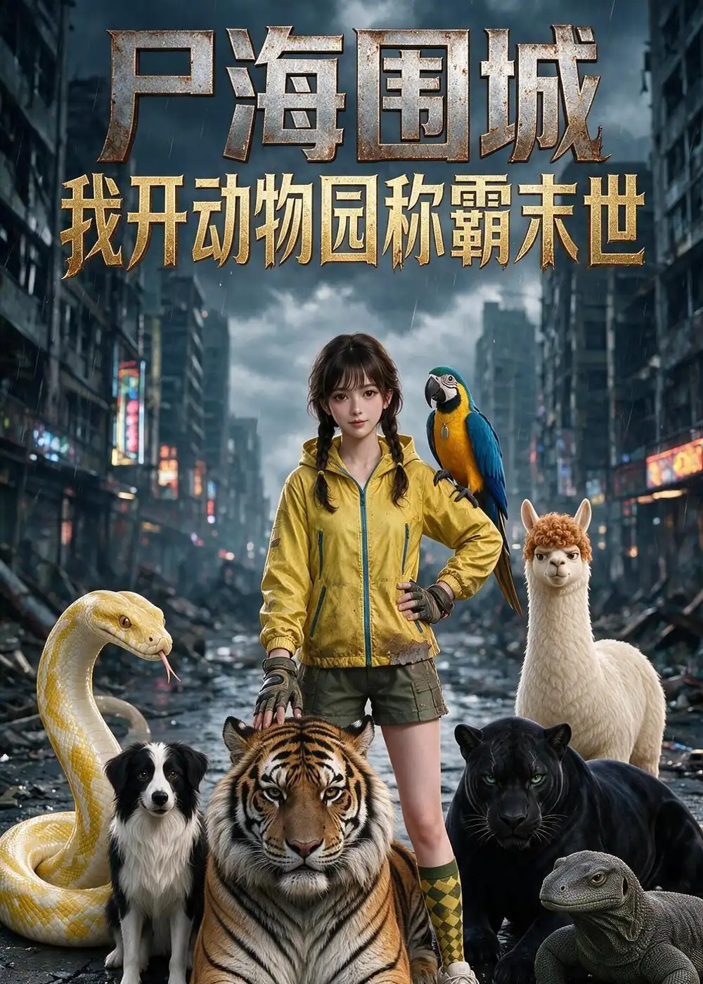 《尸海围城我开动物园称霸末世》短剧全集完整版免费观看-看电影短剧网