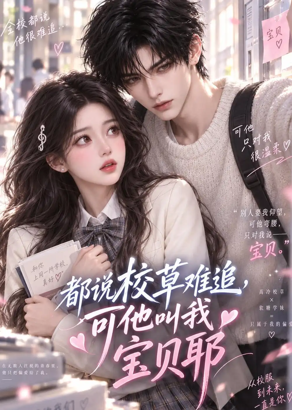 《都说校草难追，可他叫我宝贝耶》短剧全集完整版免费观看