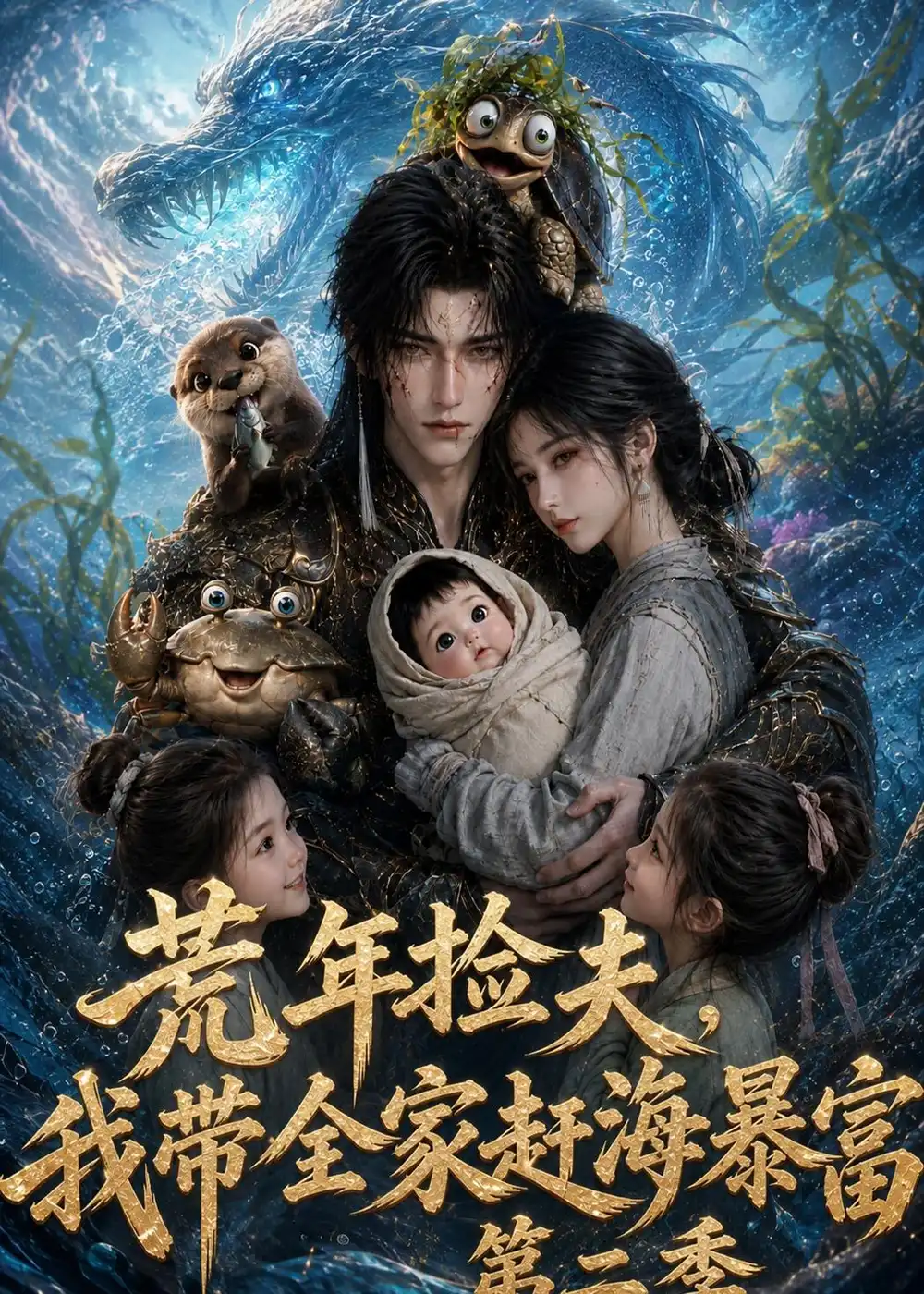《荒年捡夫,我带全家赶海暴富第二季》短剧全集完整版免费观看-看电影短剧网