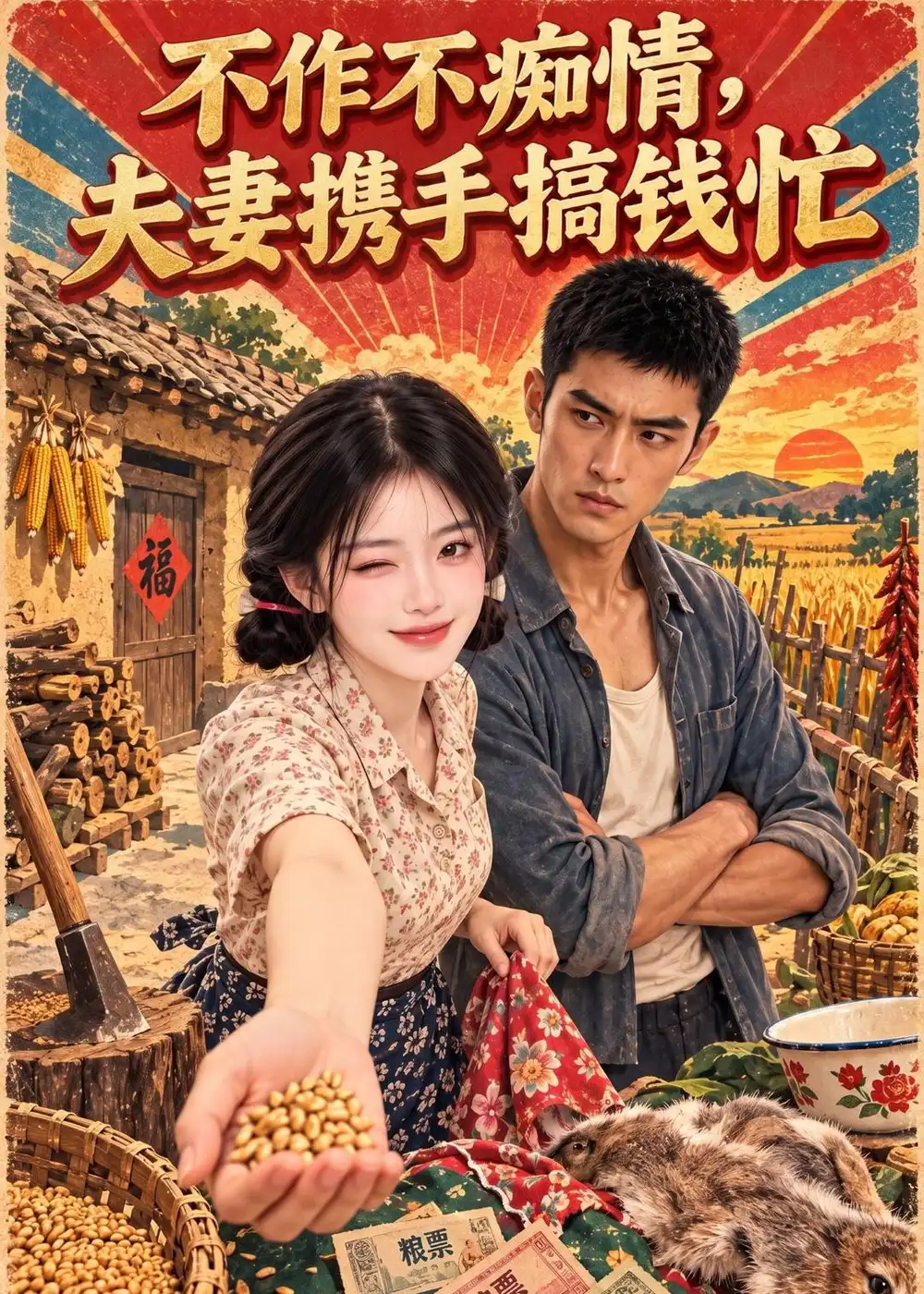 《不作不痴情,夫妻携手搞钱忙》短剧全集完整版免费观看-看电影短剧网