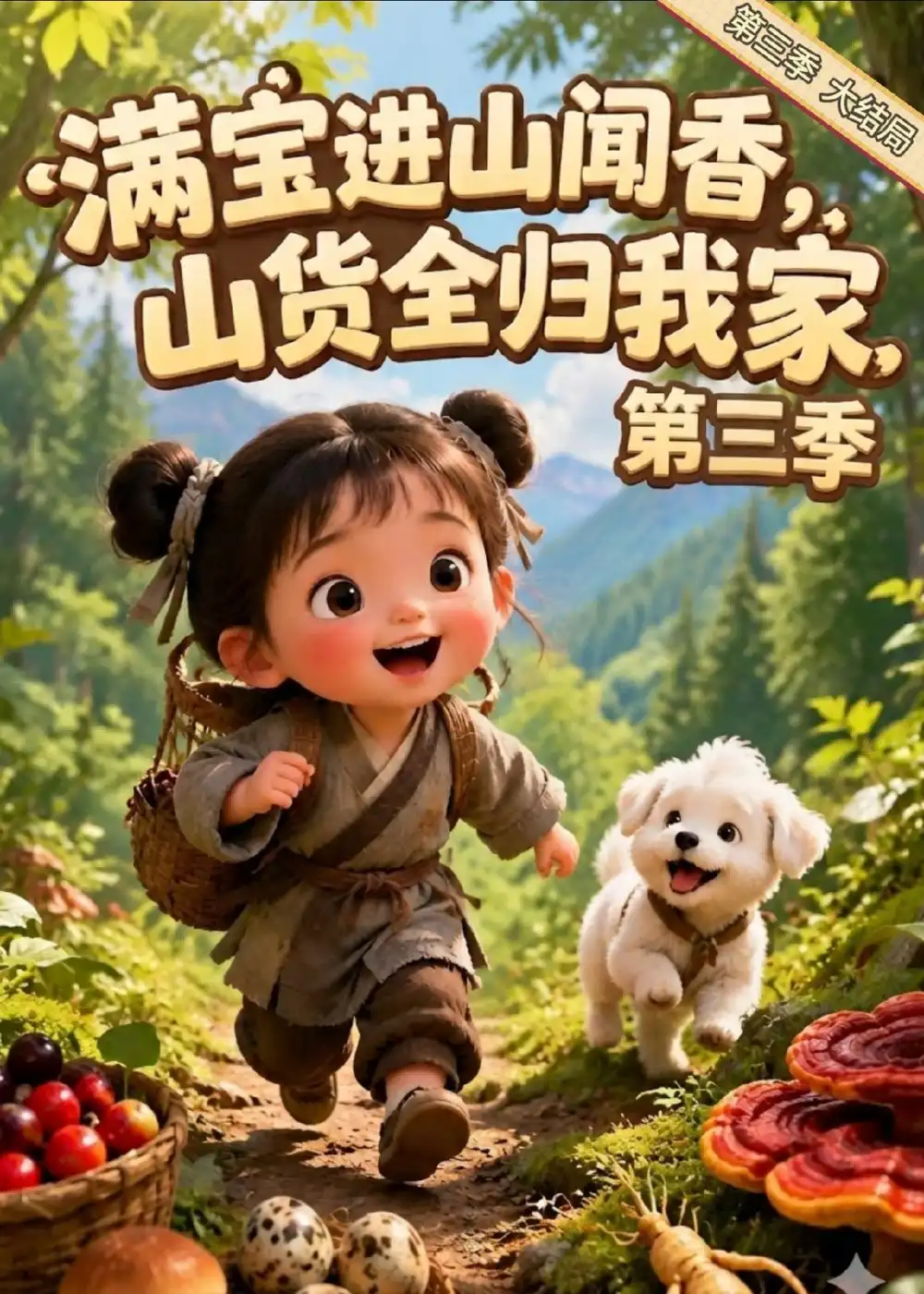 《满宝进山闻香,山货全归我家第三季》短剧全集完整版免费观看-看电影短剧网