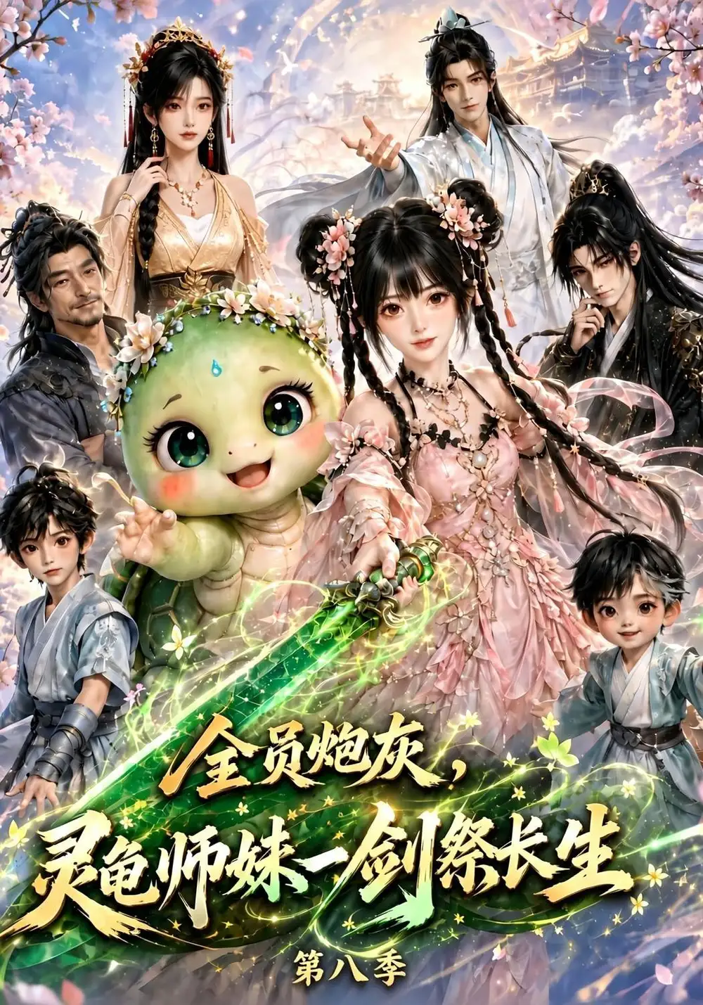 《全员炮灰，灵龟师妹一剑祭长生第八季》短剧全集完整版免费观看