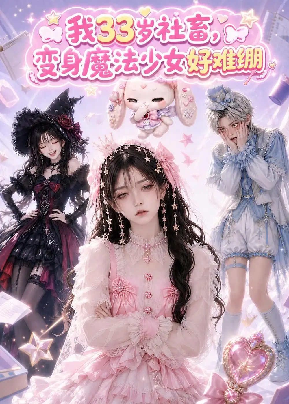 《我33岁社畜,变身魔法少女好难绷》-看电影短剧网