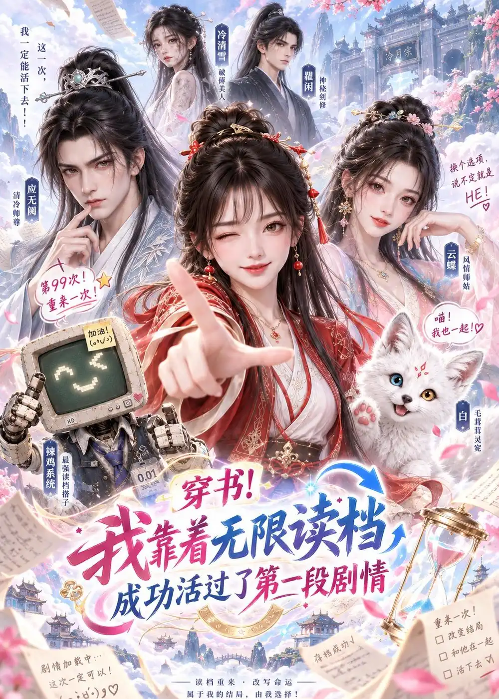 《穿书！我靠着无限读档成功活过了第一段剧情》