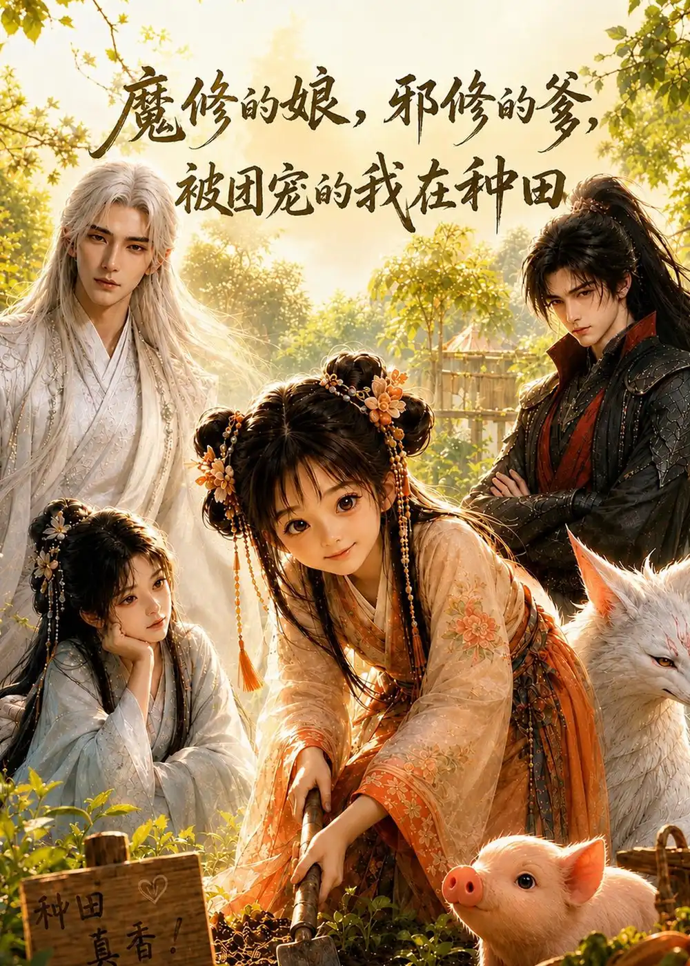 《魔修的娘，邪修的爹，被团宠的我在种田》
