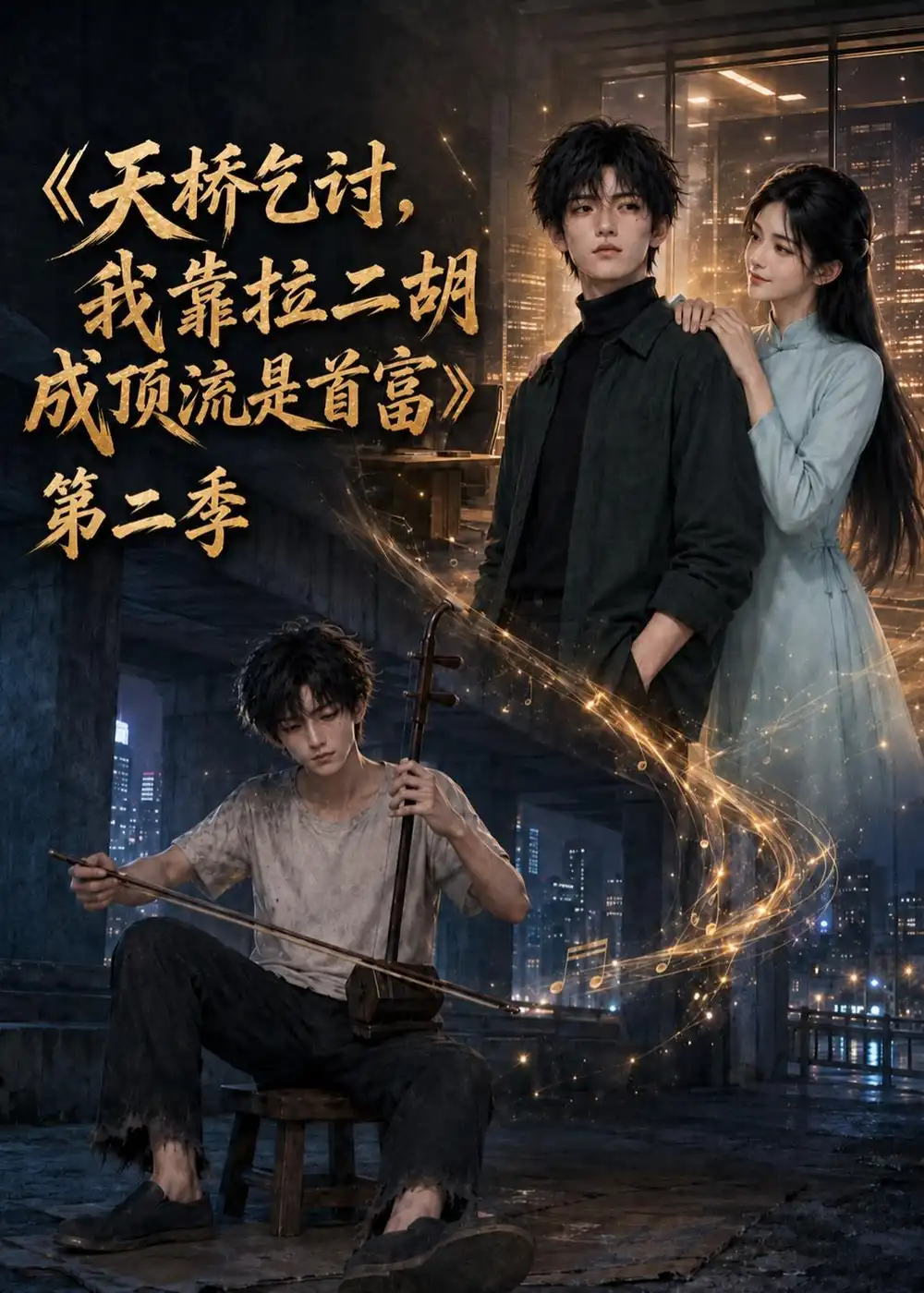 《天桥乞讨,我靠拉二胡成顶流是首富》第二季-看电影短剧网
