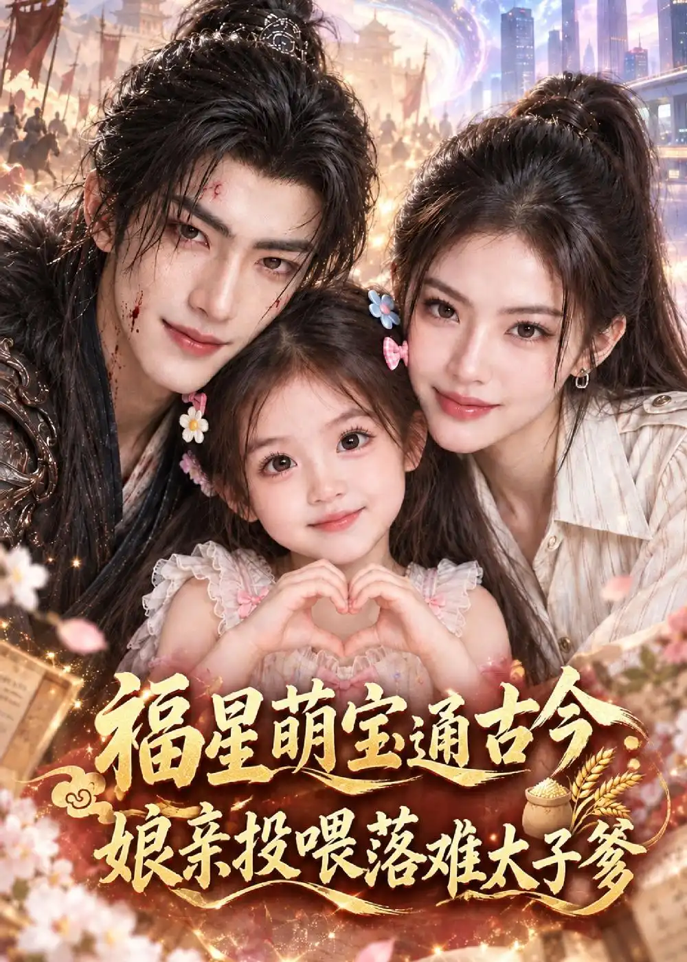 《福星萌宝通古今：娘亲投喂落难太子爹》