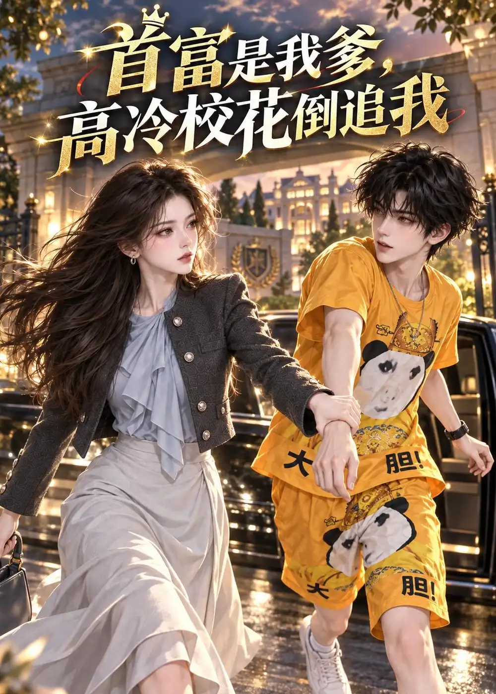 《首富是我爹，高冷校花倒追我》