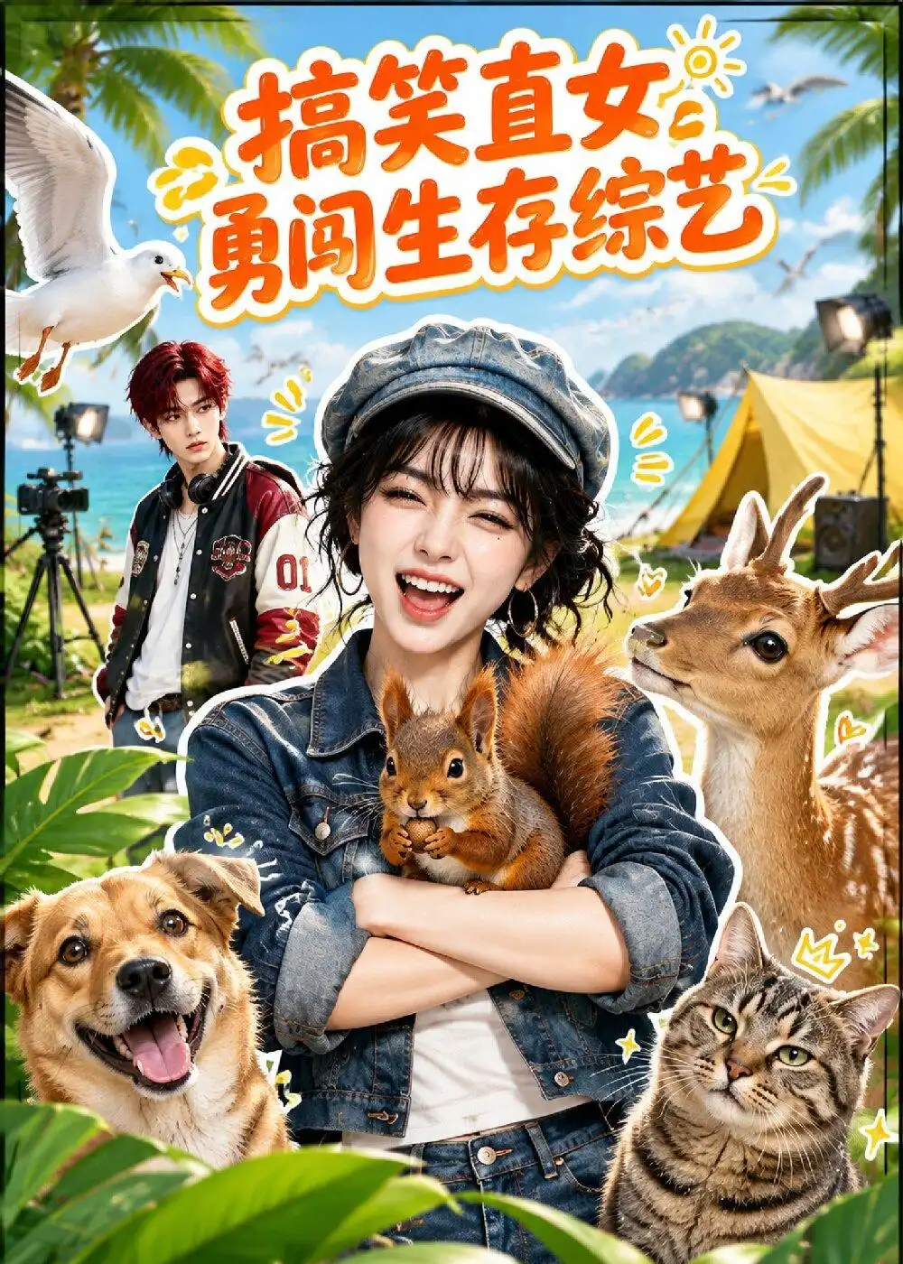 《搞笑直女勇闯生存综艺》-看电影短剧网