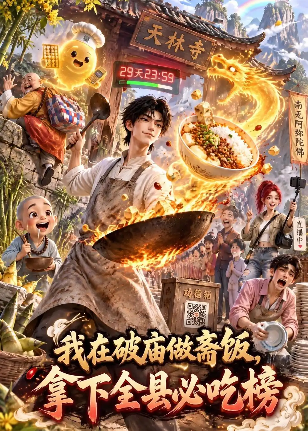 《我在破庙做斋饭,拿下全县必吃榜》-看电影短剧网
