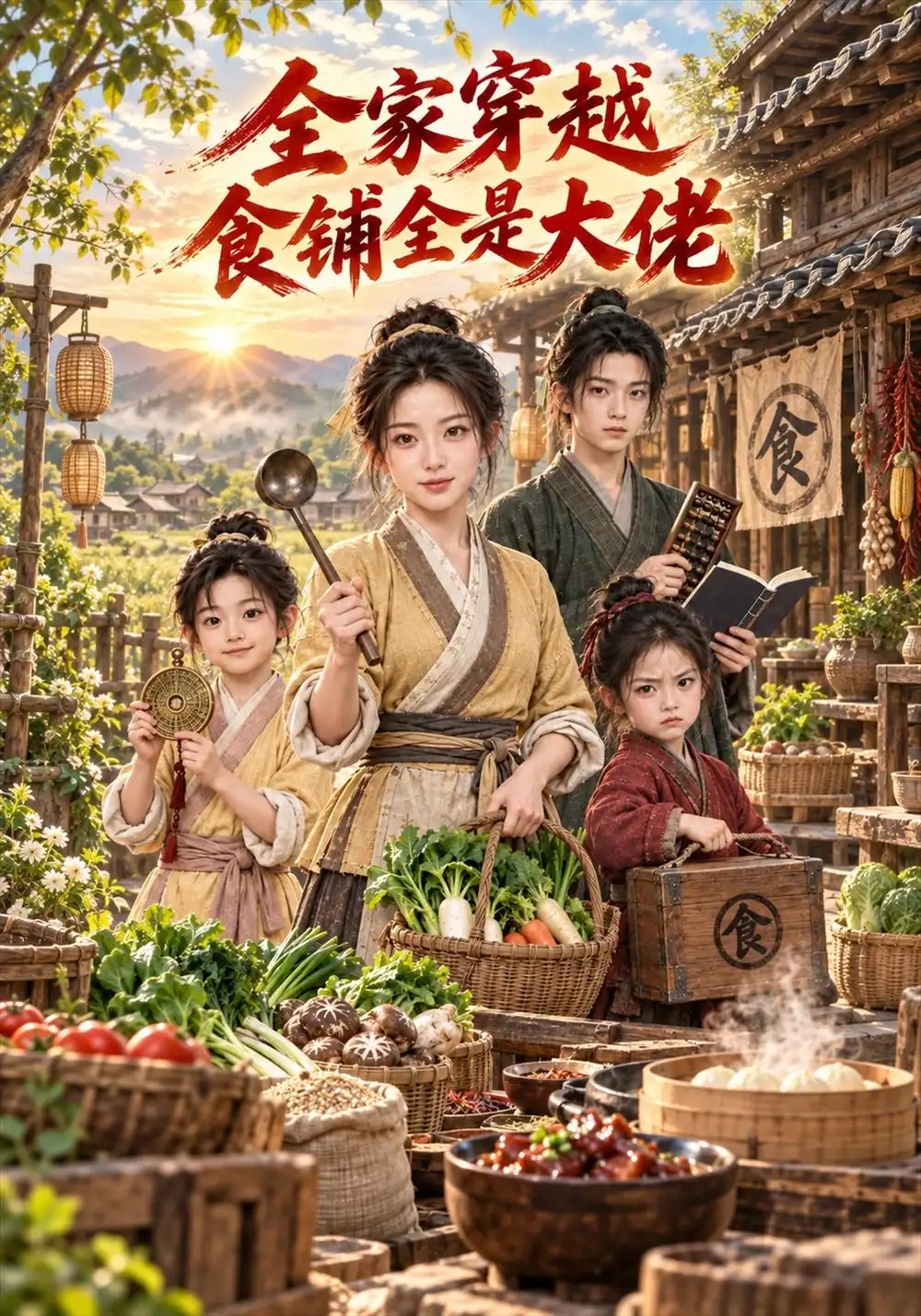 《全家穿越食铺全是大佬》
