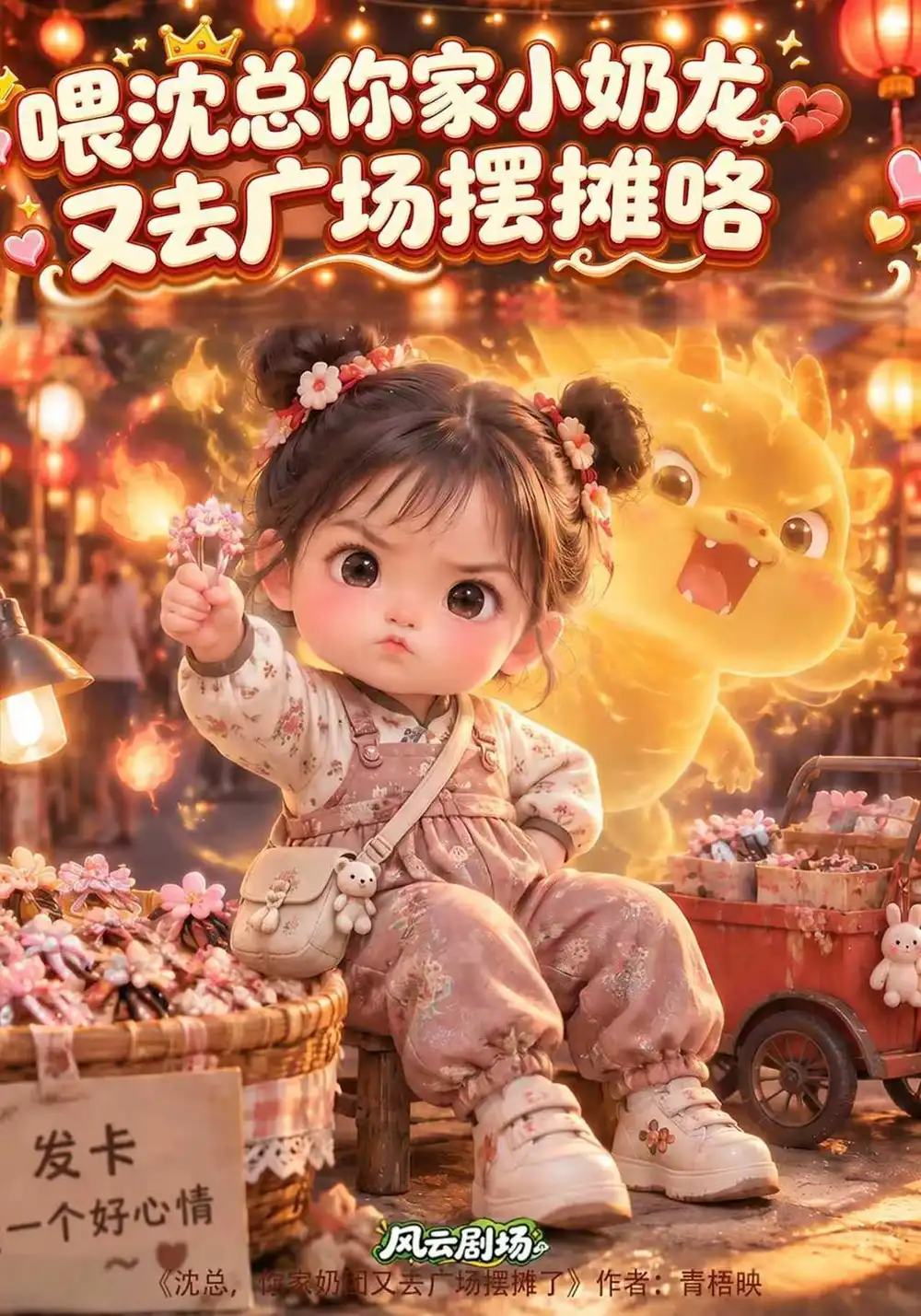《喂沈总你家小奶龙又去广场摆摊咯》