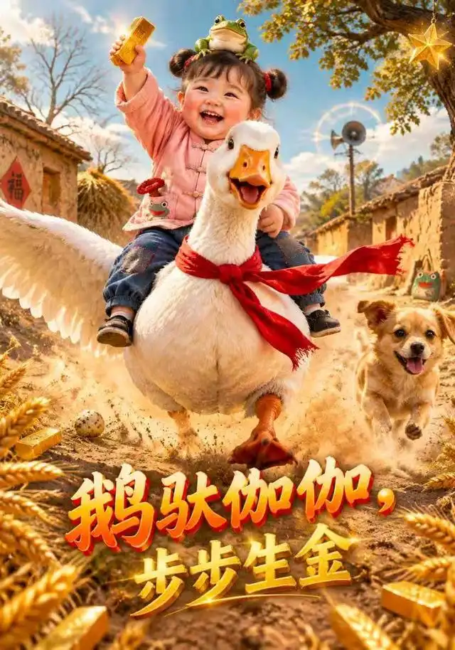《鹅驮伽伽，步步生金》