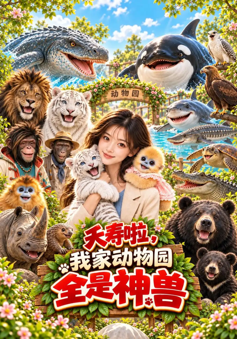 《夭寿啦,我家动物园全是神兽》-看电影短剧网