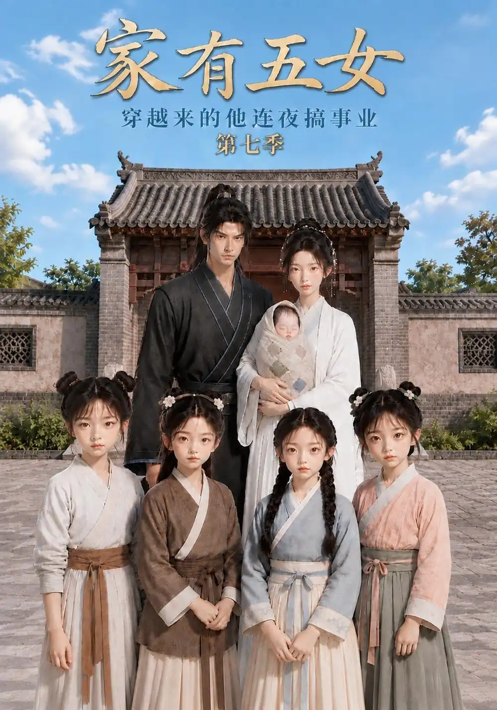 《家有五女，穿越来的他连夜搞事业》第七季