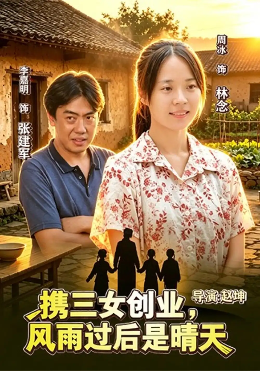 《携三女创业，风雨过后是晴天》