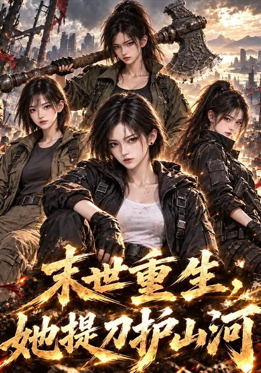 《末世重生，她提刀护山河》