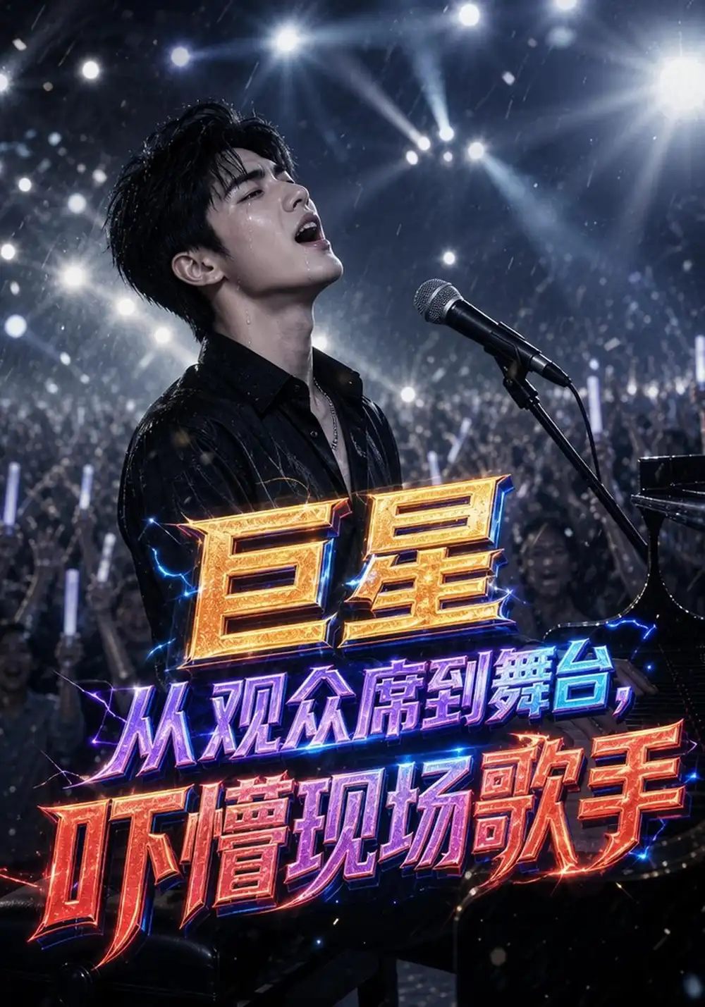 《巨星从观众席到舞台，吓懵现场歌手》