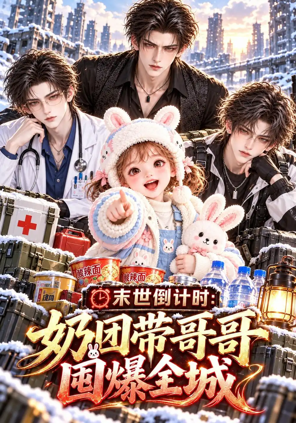《末世倒计时：奶团带哥哥囤爆全城》