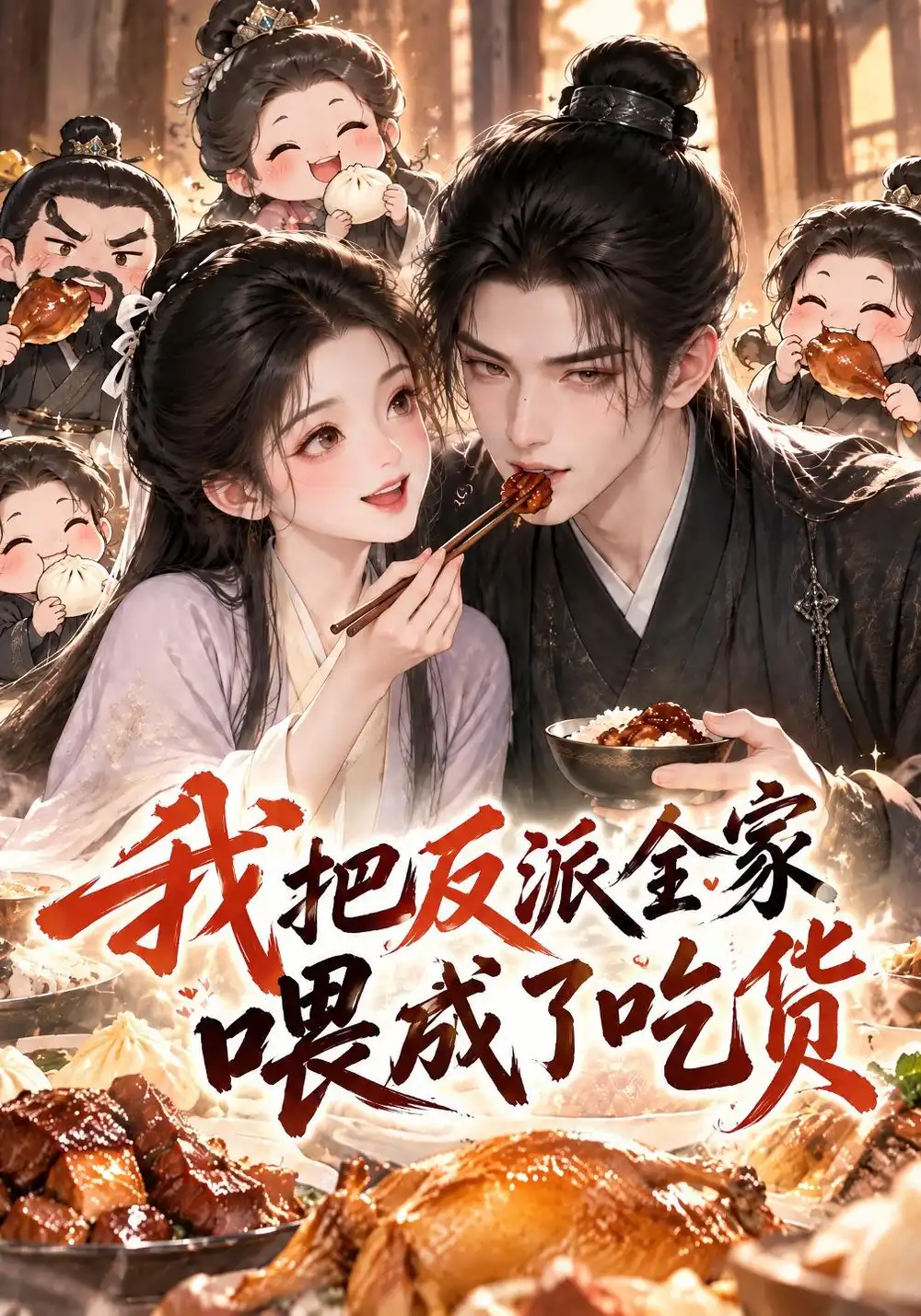 《我把反派全家喂成了吃货》