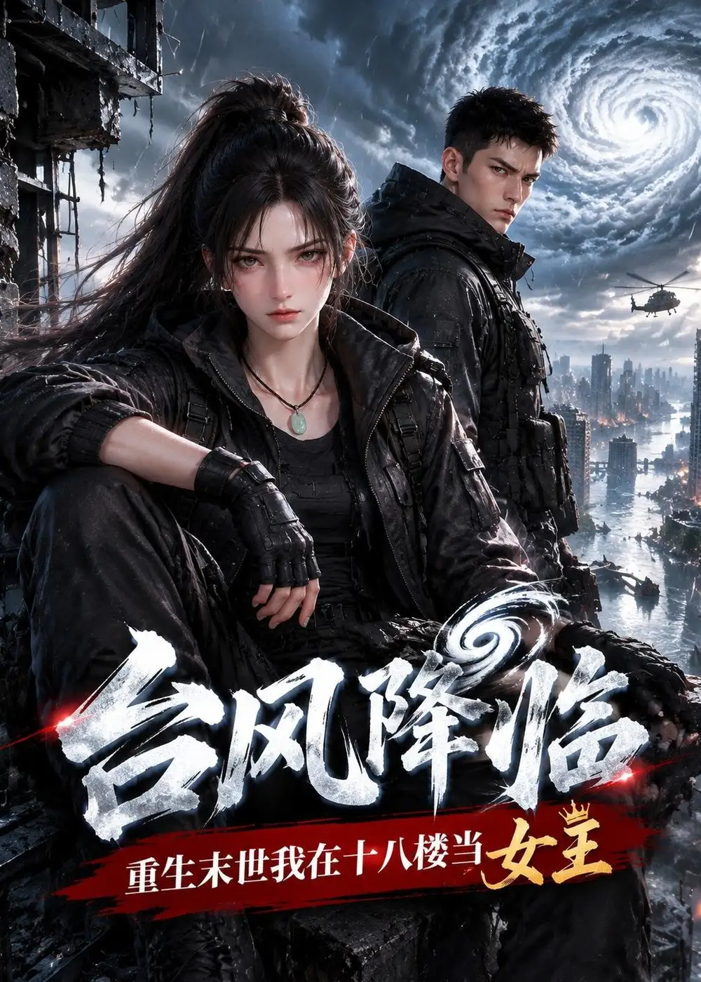 《台风降临，重生末世我在十八楼当女王》