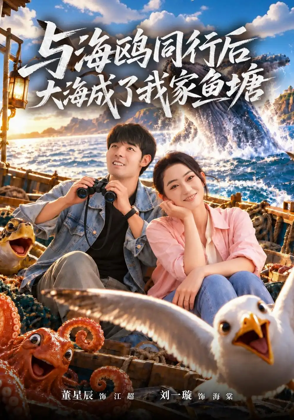 《与海鸥同行后大海成了我家鱼塘》